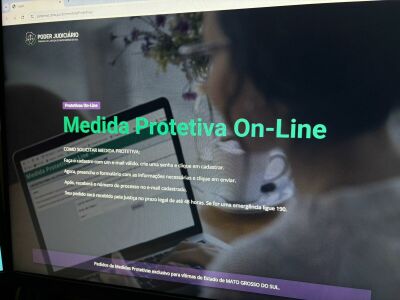 Imagem da notícia Mesmo no recesso, vítimas de violência doméstica podem solicitar medidas protetivas pela internet, em MS